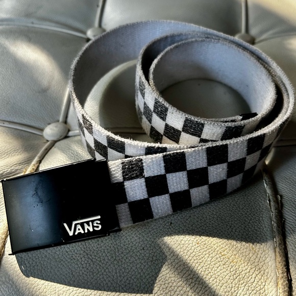 Vans Checkered black and white Belt one size fits all - Picture 1 of 4